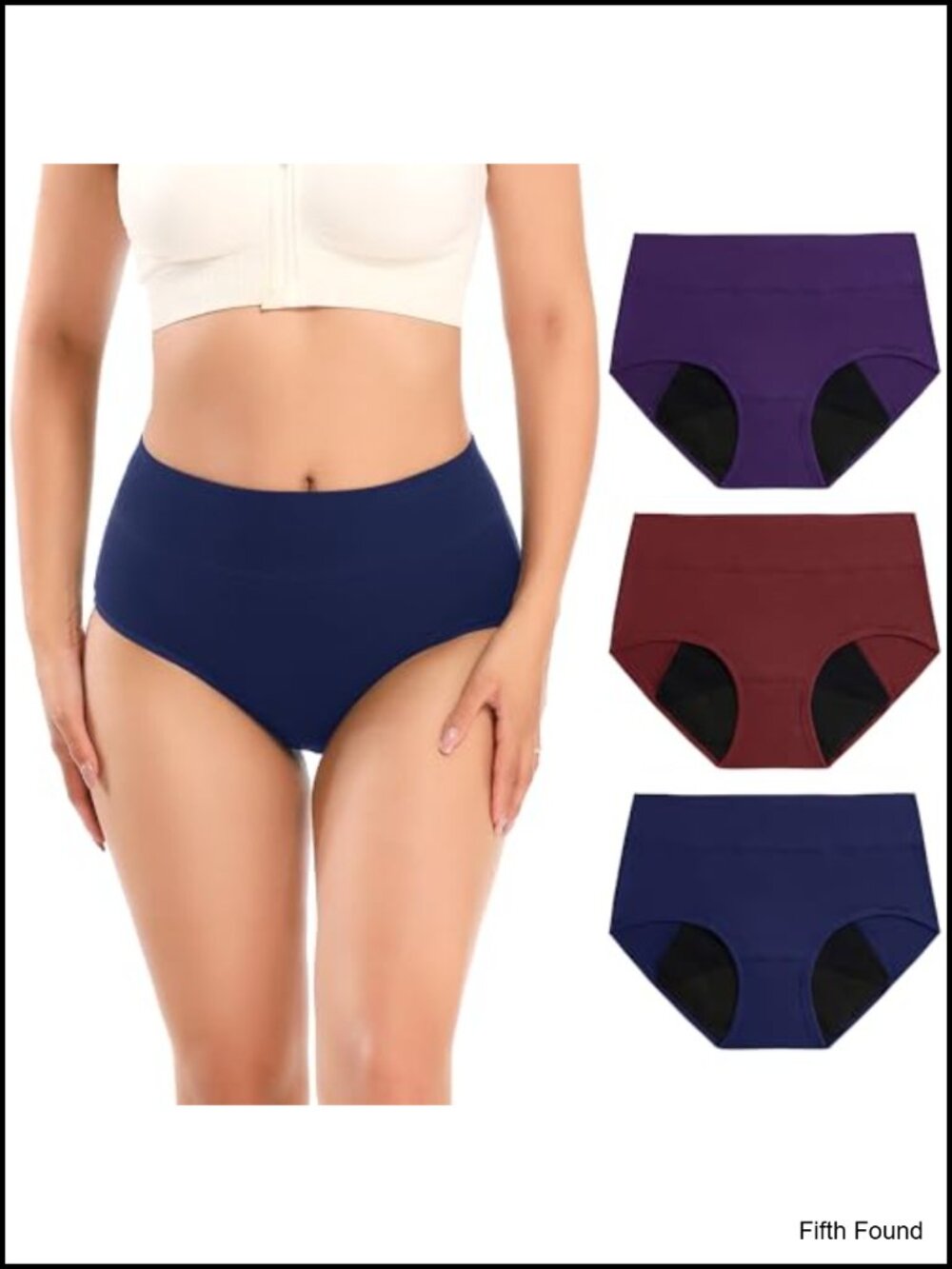 Reusable Incontinence Underwear High Waisted Cotton Leakproof Panties Absorbency